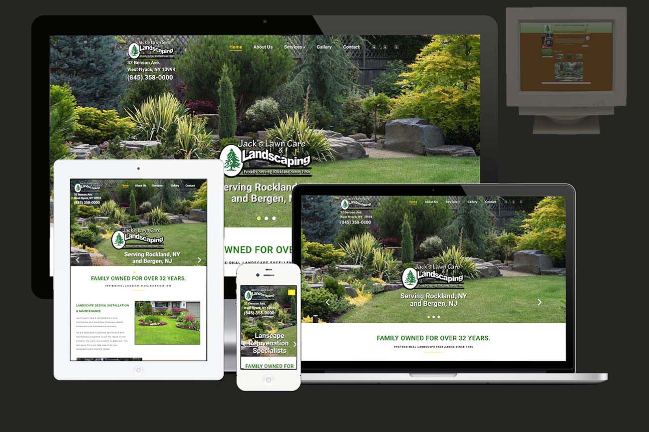 Jack's Lawn Care Wbsite Redesign
